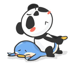 Penguin & Panda ver.Funny sticker #11685460