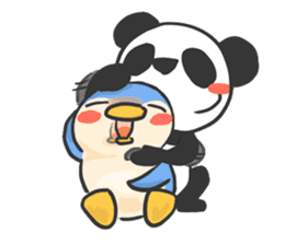 Penguin & Panda ver.Funny sticker #11685461