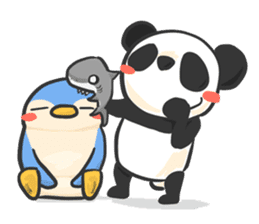 Penguin & Panda ver.Funny sticker #11685462