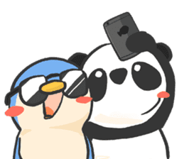 Penguin & Panda ver.Funny sticker #11685464
