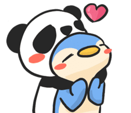 Penguin & Panda ver.Funny sticker #11685465