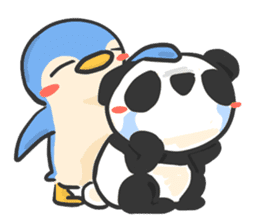 Penguin & Panda ver.Funny sticker #11685475