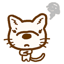 laid-back village of cat and dog sticker #11685502