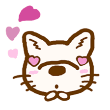 laid-back village of cat and dog sticker #11685507