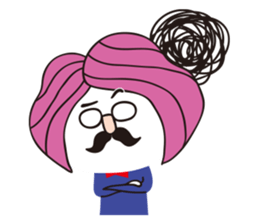 hanamegane girl ver.2 sticker #11685996