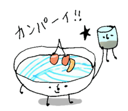 Japanese food, noodles! sticker #11686040