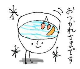 Japanese food, noodles! sticker #11686076