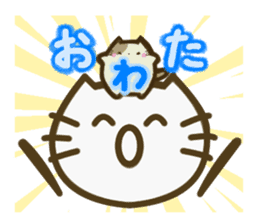 Cat of student sticker #11686718