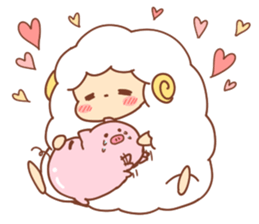 Sheep of wataame4 sticker #11686824