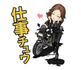 Bustling people KATANA rider sticker #11687054