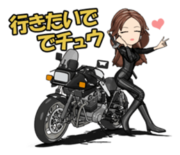 Bustling people KATANA rider sticker #11687056