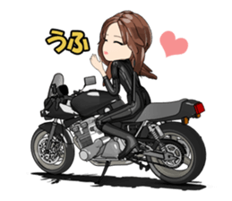 Bustling people KATANA rider sticker #11687069