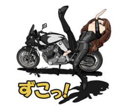 Bustling people KATANA rider sticker #11687073