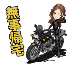 Bustling people KATANA rider sticker #11687079
