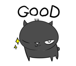 the black cat is this sticker #11687298