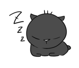 the black cat is this sticker #11687319