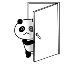 Panda Teddy Bear near you sticker #11687433