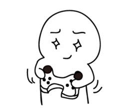 MaDerGo & Funny man & Cute girl sticker #11687603