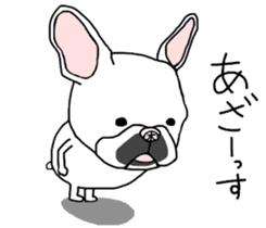 Has it is a French Bulldog any problems? sticker #11687724