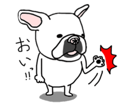 Has it is a French Bulldog any problems? sticker #11687736