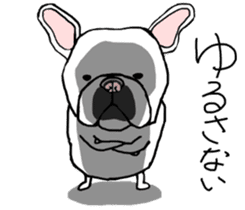 Has it is a French Bulldog any problems? sticker #11687745