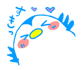 Happy & Cheerful penguin -name is Ginta- sticker #11688310