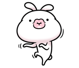 Rabbit soft lips sticker #11688882