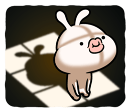 Rabbit soft lips sticker #11688888