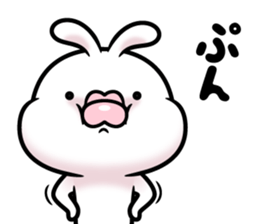 Rabbit soft lips sticker #11688891