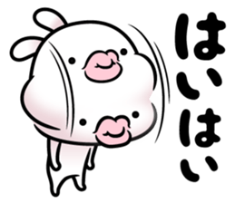 Rabbit soft lips sticker #11688897