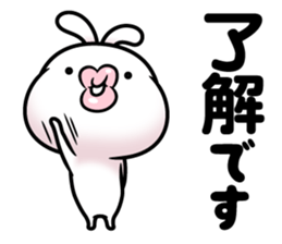 Rabbit soft lips sticker #11688910