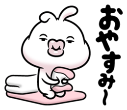 Rabbit soft lips sticker #11688913