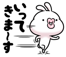 Rabbit soft lips sticker #11688914