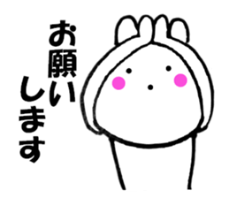 Rabbit all honorific2 sticker #11688948
