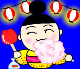 onmayu dango chan - summer - sticker #11689616