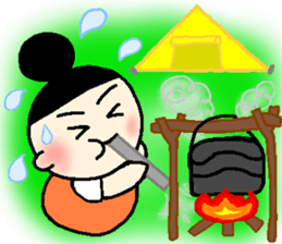 onmayu dango chan - summer - sticker #11689621