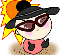 onmayu dango chan - summer - sticker #11689626