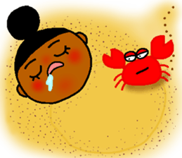 onmayu dango chan - summer - sticker #11689637