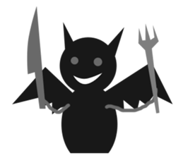 Lovely daemon stickers sticker #11689907