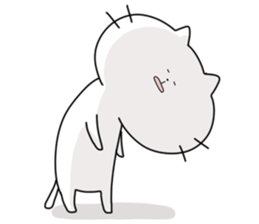 Big face cat! sticker #11690086