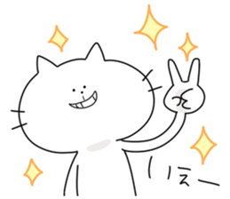 Big face cat! sticker #11690089