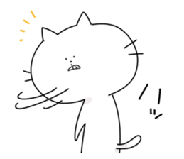 Big face cat! sticker #11690093