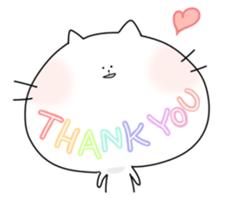 Big face cat! sticker #11690099