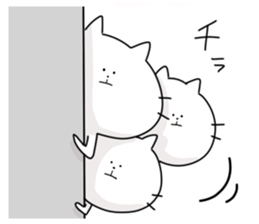 Big face cat! sticker #11690101
