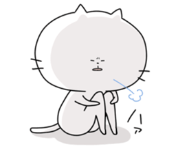 Big face cat! sticker #11690114