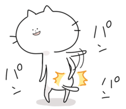 Big face cat! sticker #11690116