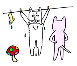 Soooo cute! cats sticker. sticker #11690152