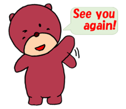 Iyashi-Kuma English Version sticker #11690212