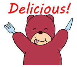 Iyashi-Kuma English Version sticker #11690215