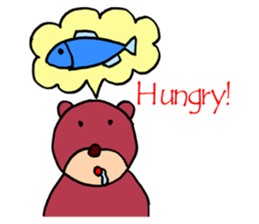 Iyashi-Kuma English Version sticker #11690217